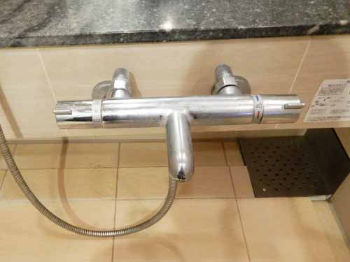 施工前:ハンスグローエ製 浴室水栓