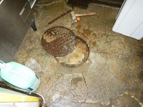 厨房の油つまり