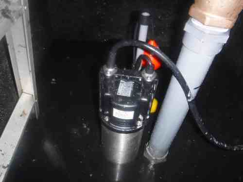 施工後 エバラ 排水ポンプ (品番50DWVA5.75B、50DWVJ5.75B) 交換