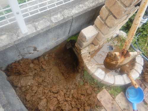 排水管の外に漏れはありません