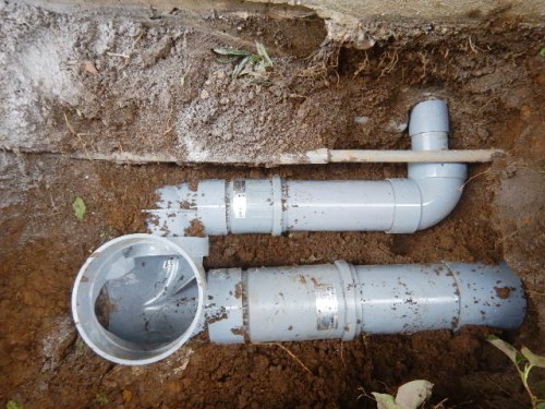 排水管マス取付