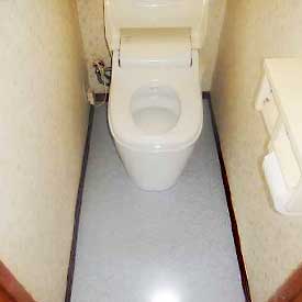 トイレ排水漏れ修繕工事