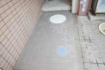 ビルの地下に水漏れで排水・雨水桝交換工事（東京都台東区上野）