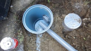 戸建の排水桝交換工事（横浜市港南区日野中央）