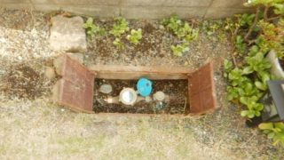 2回目の漏水で給水管引き直し工事（横浜市中区中里)