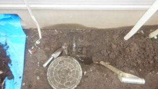 埋設給水管・給湯器配管の漏水修理（横浜市瀬谷区瀬谷）