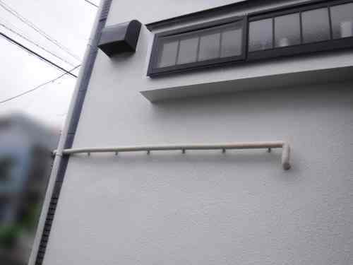 屋外から2階へ