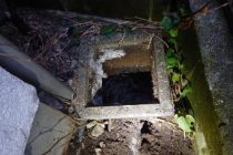 排水漏れで桝2か所交換工事（横浜市西区老松町）