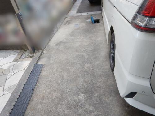 施工前 駐車場