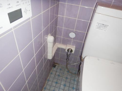 給水管取付(トイレ止水栓)