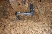 水道局検針指摘による漏水修繕工事 （横浜市南区中里)