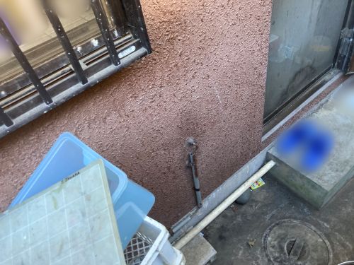 施工前 浴室外