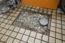 排水桝の劣化による地盤沈下で排水管交換（東京都大田区大森西）