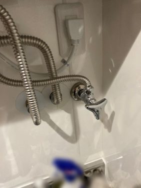 洗濯水栓設置1