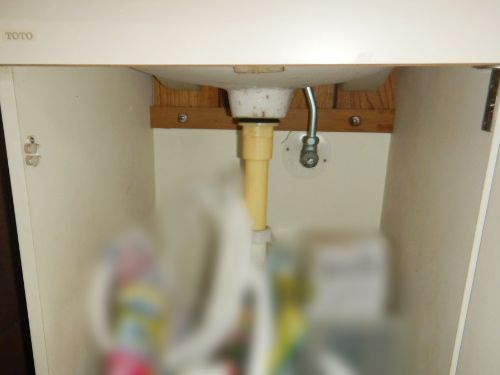 施工前_洗面台下