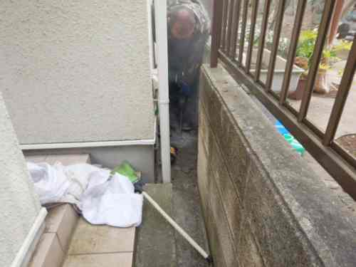 漏水箇所発見