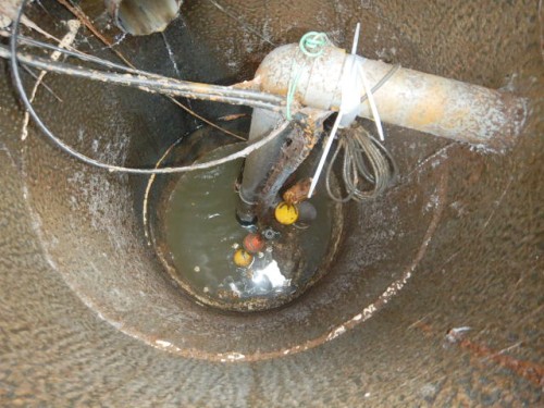 既存のエバラ製排水ポンプ