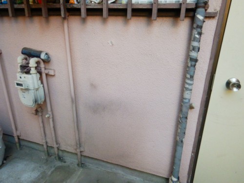 玄関横に外水栓増設