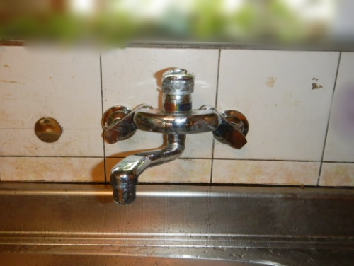 キッチン水栓に接続