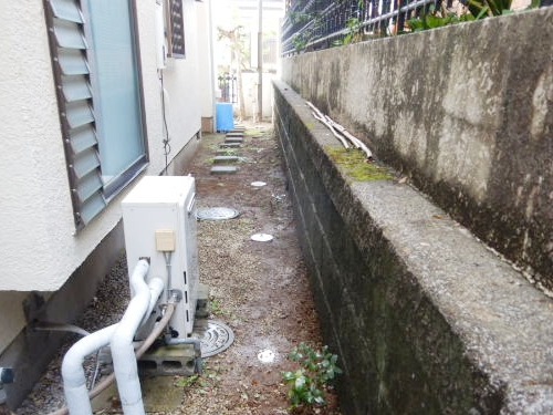 土埋め戻し