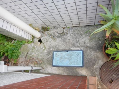 桝の裏側周辺