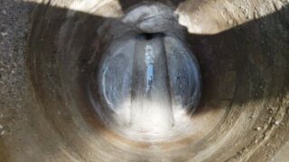 コンクリート桝の破損箇所および陥没の補修（東京都文京区）