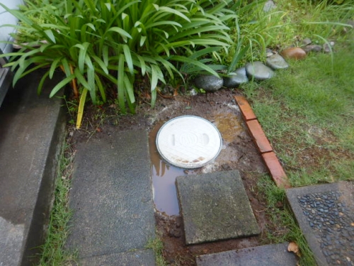 土埋め戻し