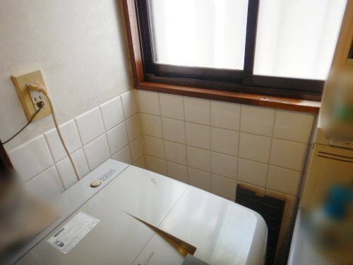 施工前_洗濯機置場