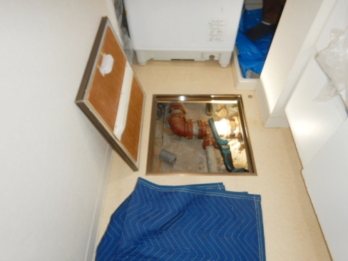 床に点検口作成