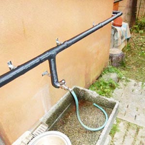 給水管の新設工事
